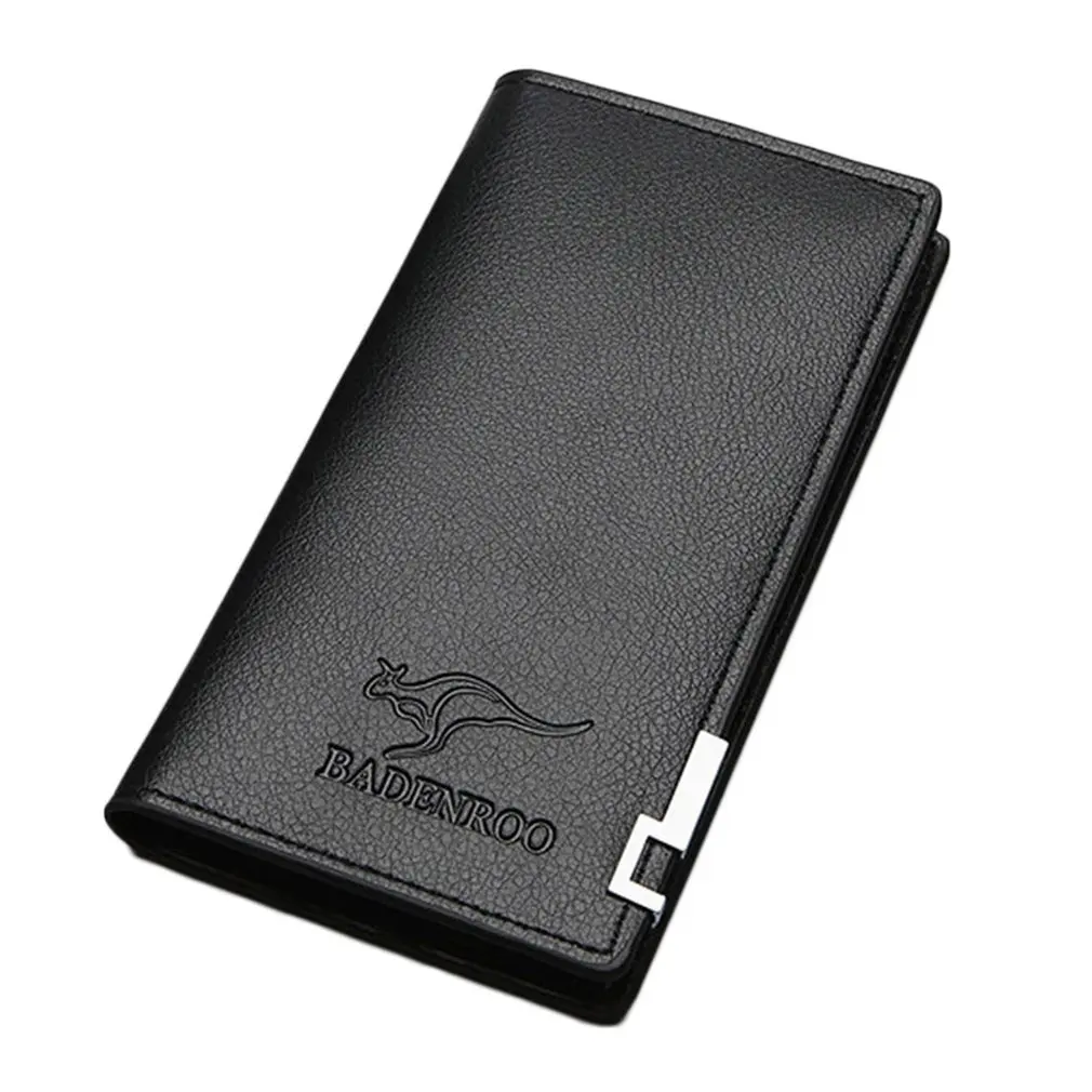 

Men Wallets Business Casual Money Bag Long Section Multifunctional Leather Small Money Purse Coin Card Holder Purse Gift For Men