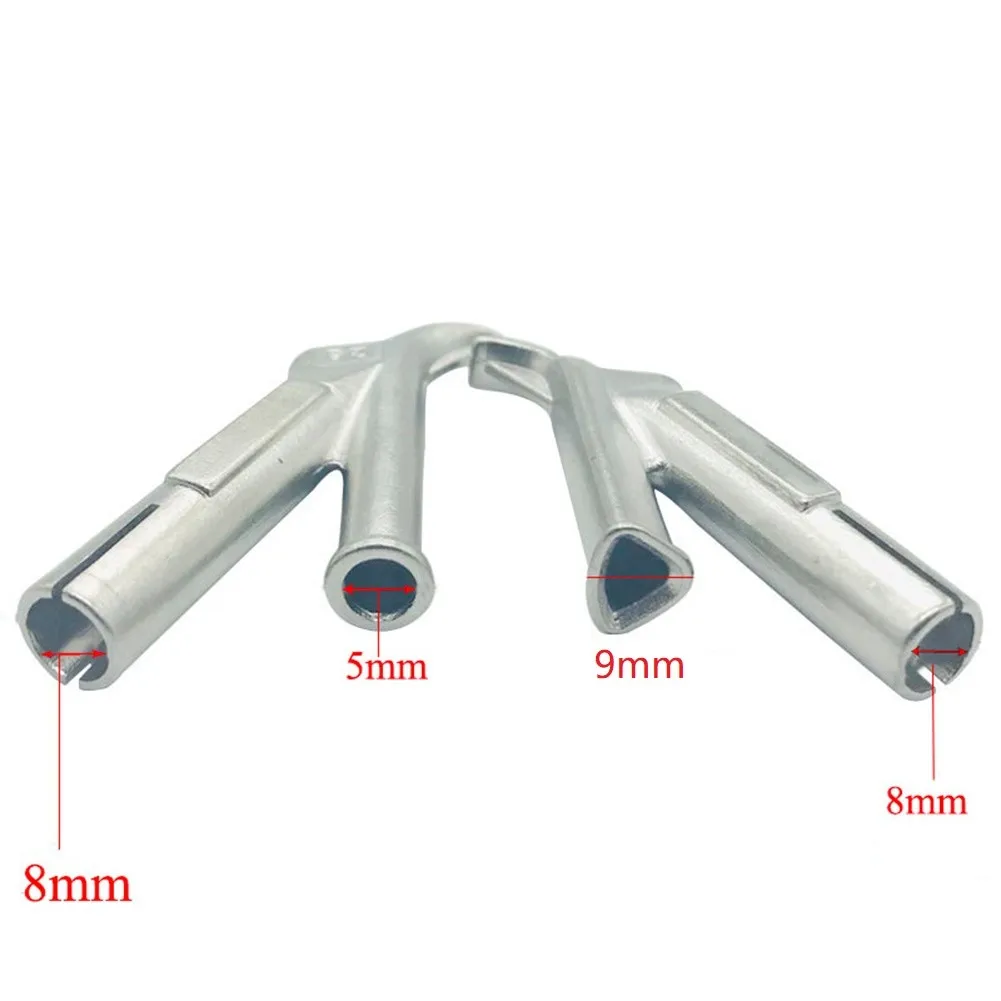 

2Pcs Inner Diameter 8mm Titanium Alloy Round Y Speed Welding Nozzle Round/Triangular Welding Tip For Plastic Vinyl Welder