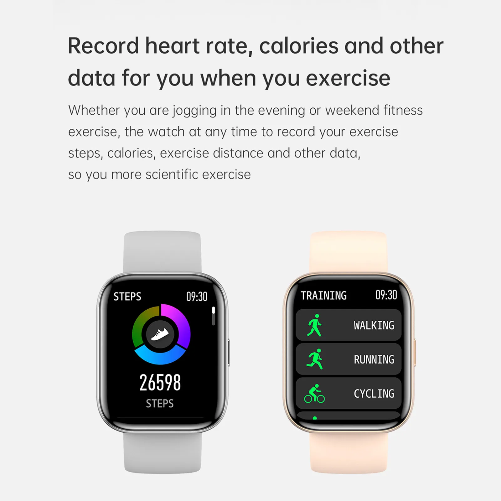 

HIPERDEAL Smart Watch 1.69 Inches G69 Smart Watch Can Detect Heart Rate and Blood Pressure Time Monitoring Watches Men Women