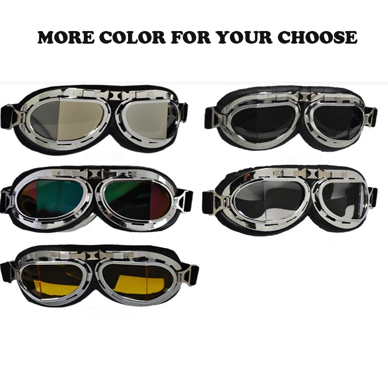 Ретро защитные очки для мотоциклистов винтажные мото классические Harley Pilot