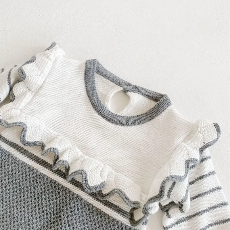 

Fashion Princess Baby Girl Sweater Bodysuit Long Sleeve Baby Girls Clothes Lovely Cute Kids Winter Autumn Clothing Girls Sweater