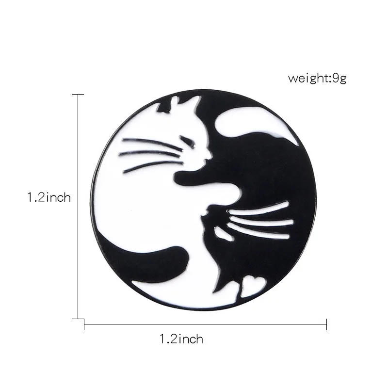 

Cute Metal Enamel Art Brooch Super Lovely Kawaii Banana White Hairy Cat Hard Enamel Cartoon Animal Brooches Lapel Pins For Gifts