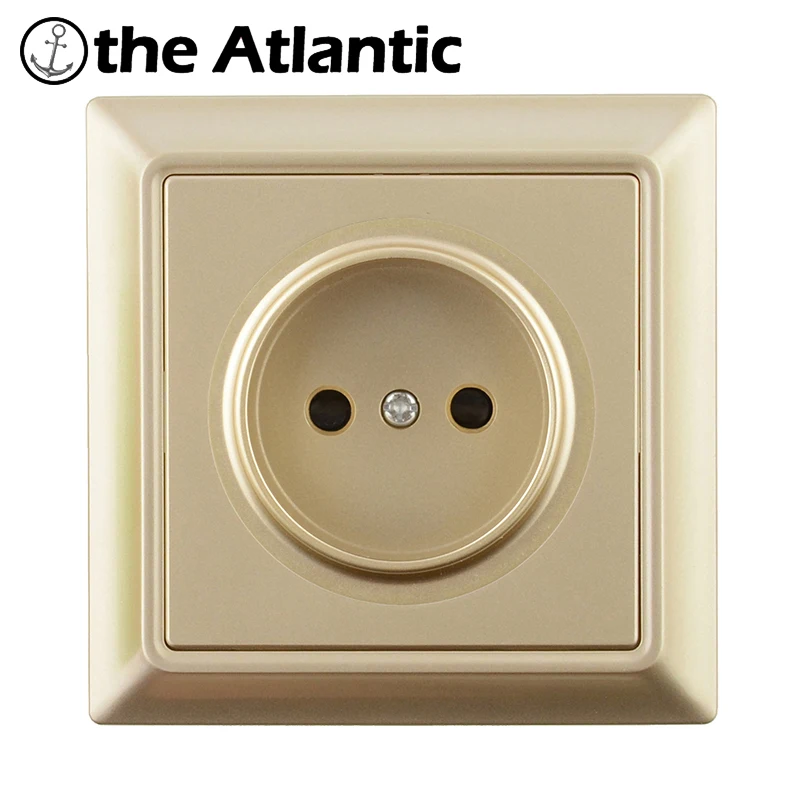 Atlectric Силовая розетка DE EU FR стандартная штепсельная двойной usb зарядный порт