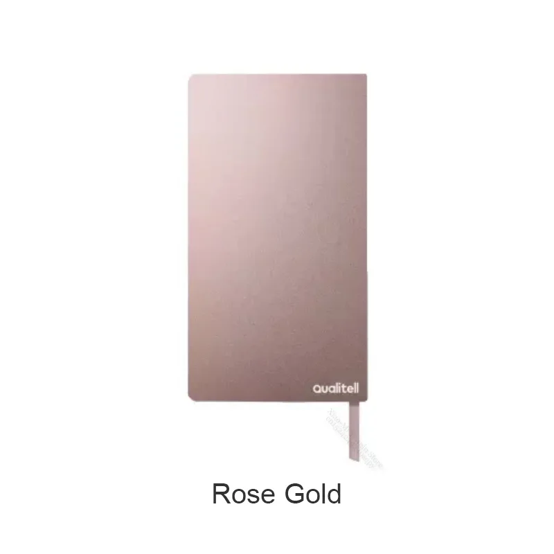 Rose Gold Xiaomi алюминиевый блокнот альбом для рисования Граффити Мягкая обложка черная бумага Блокнот записная книжка блокнот для офиса школы - Цвет: Rose Gold