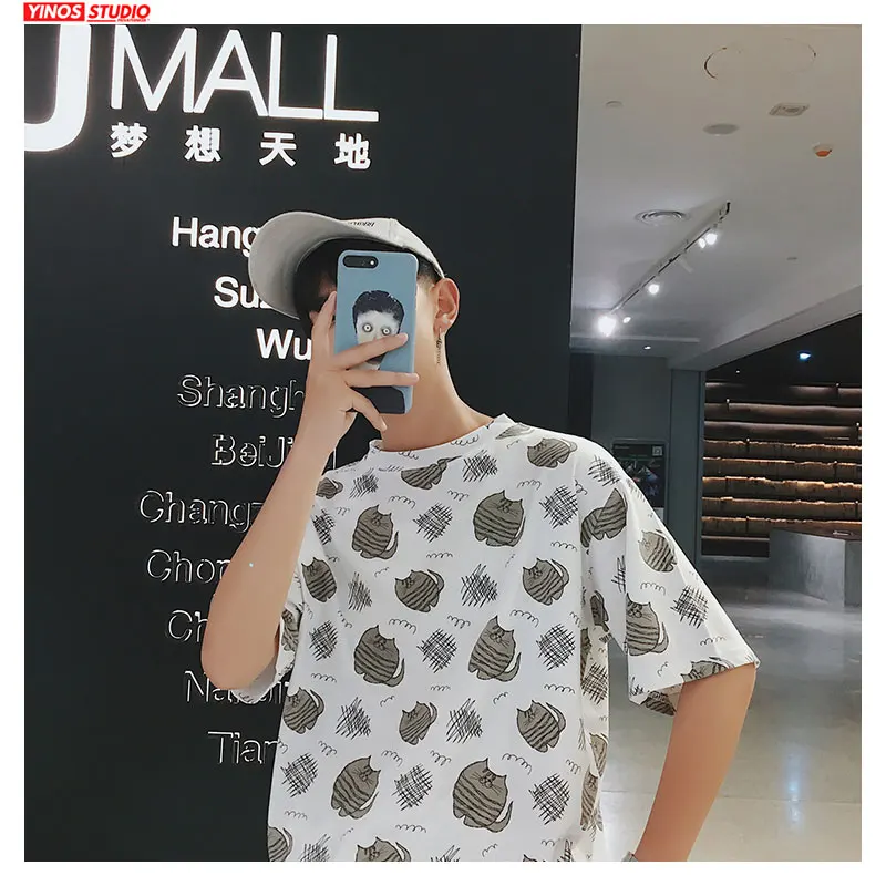 Прямая поставка весенние мужские футболки с коротким рукавом и круглым вырезом