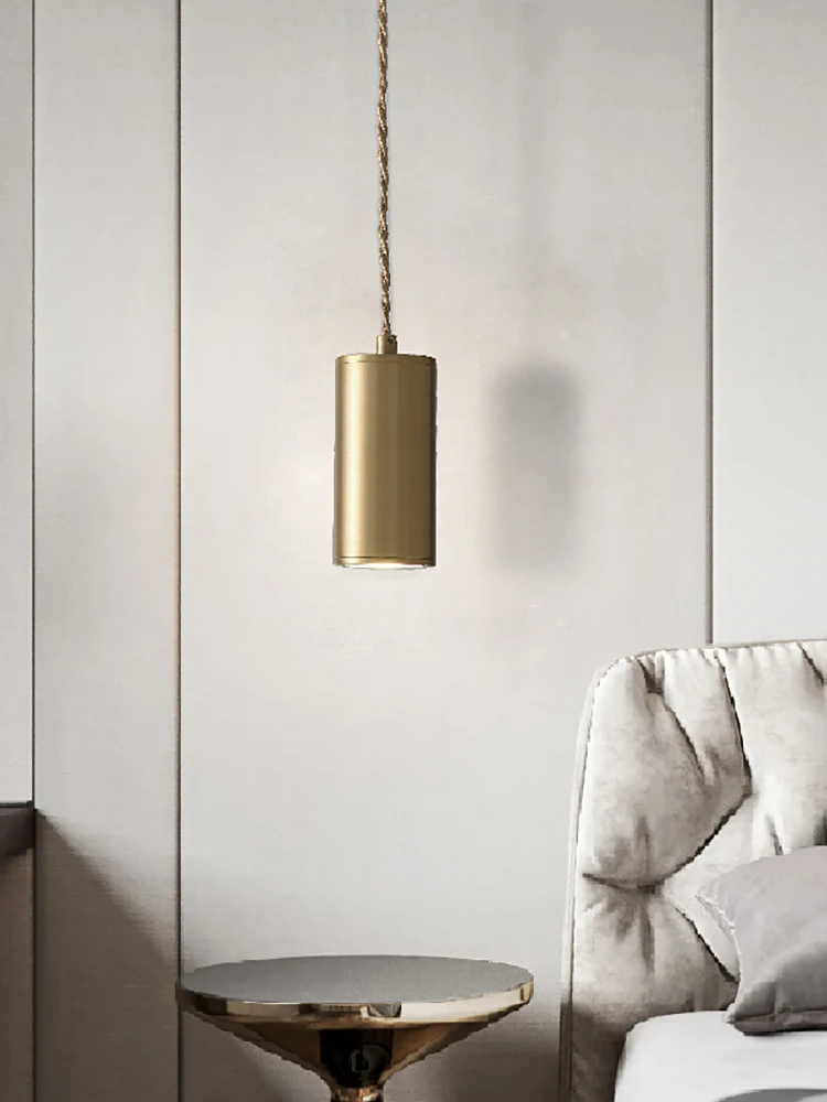 Подвесной светодиодный светильник MOONSHADOW полностью латунный Регулируемый