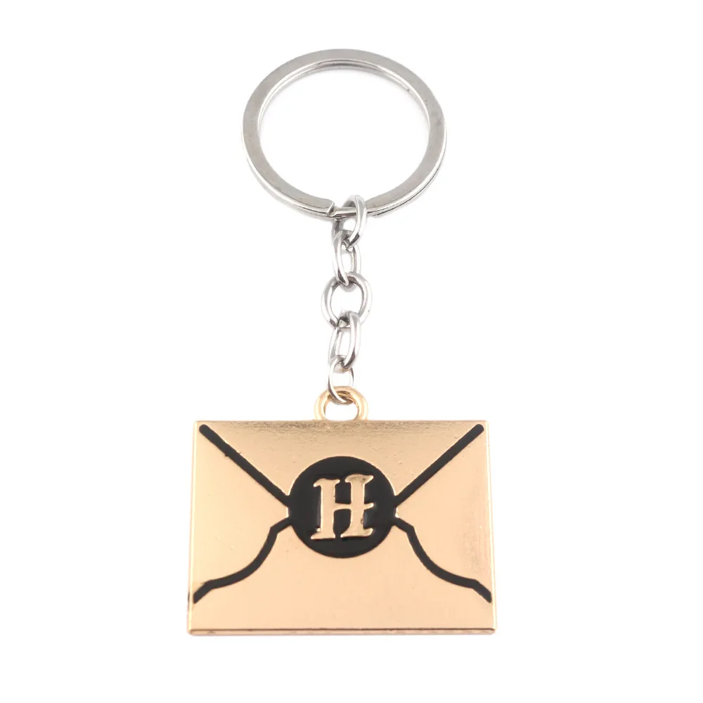 

Harried HOGWARTS Necklace pendant fashion alloy metal Charm Porter letter H letter Pendant envelope Necklace Jewelry gift Fans