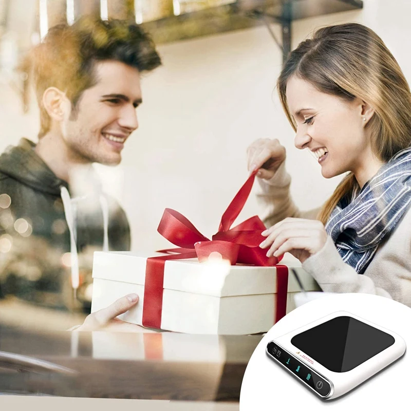 

Coffee Cup Warmer for Desk 3-Gear Adjustable Constant Temperature 55C Mug Warmer with Drink Water Reminder Home Office