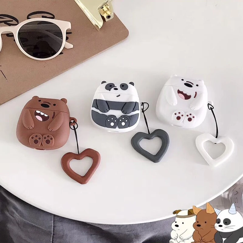 

For Apple Airpods Pro Cartoon Wireless Bluetooth Headset Case For Airpods Charging Box Protective Case Funny soft Silicone Cover