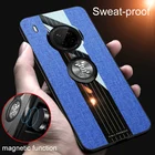 Чехол-накладка для Huawei Y9A, 2020, FRL-22, FRL-23, Peppa-L02B, из ТПУ, с магнитным кольцом, мягкий, силиконовый, кожаный