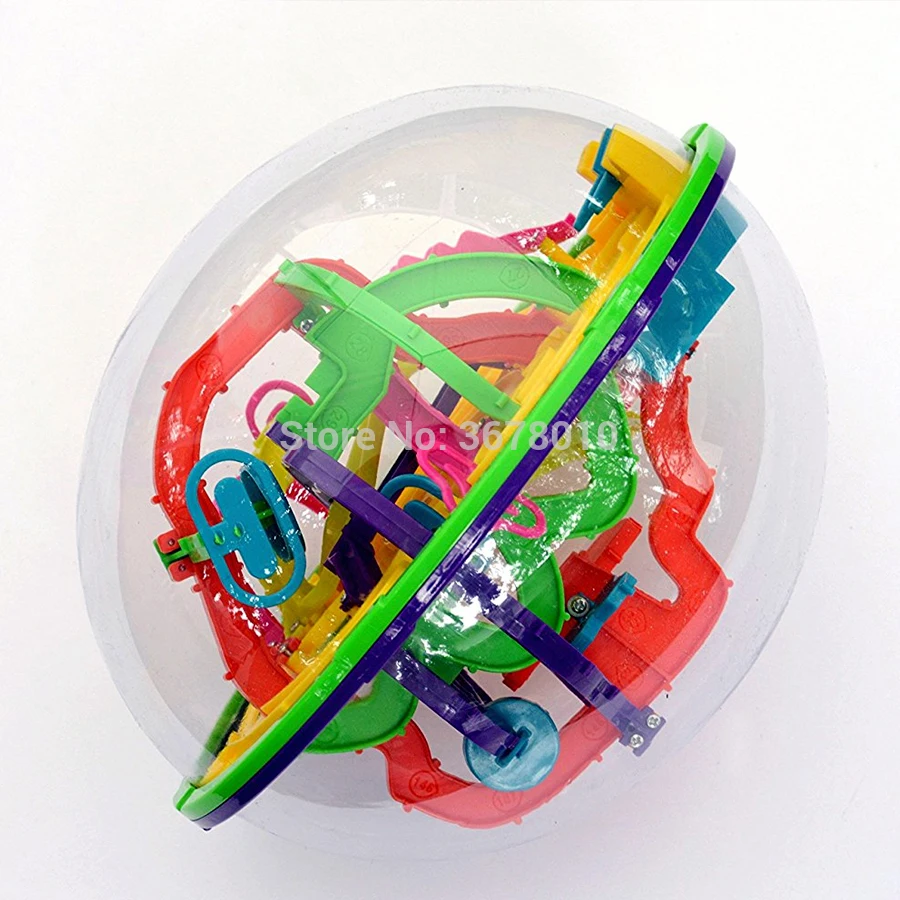 208 сложных препятствий интеллект баланс 3D лабиринт мяч волшебная головоломка