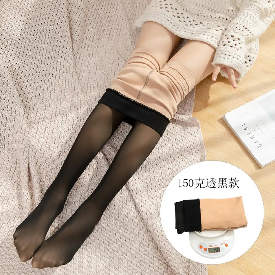 black 150g Новинка, 80 г-350 г, плюс бархатные утолщенные зимние колготки, женские колготки, collant femme, сексуальные трусики, rajstopy, теплые, medias de mujer, осень 482 - Цвет: black 150g
