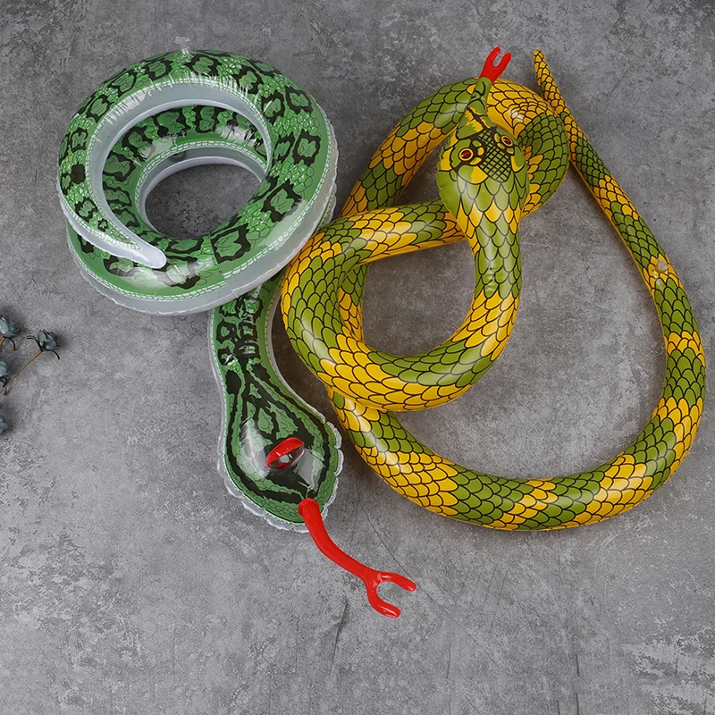 

Лидер продаж! Очень длинная надувная змея из ПВХ, надувной бассейн, игрушки для животных, детские смешные надувные игрушки питона, 52 см/57 см