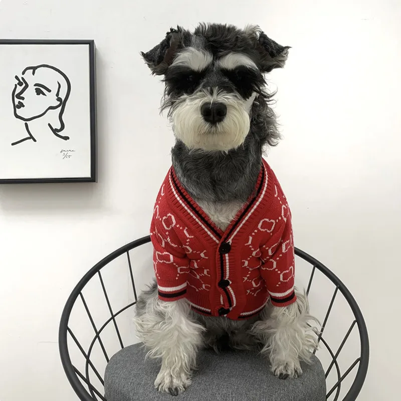 Роскошная Одежда для собак и кошек милый модный свитер домашних животных