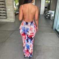 2021 sexy sleeveless backless slip zebra print bodycon maxi dress summer women boho fashion party outfits y2k harajuku beachwear