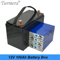turmera 12v 90ah 100ah 3 2v lifepo4 battery lithium iron phosphate battery m8 screw copper column for uninterrupted power supply