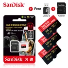 Карта памяти Micro SD SanDisk A2 Extreme Pro, до 256, 128, 64 ГБ, U3, V30, до 170, МБс.