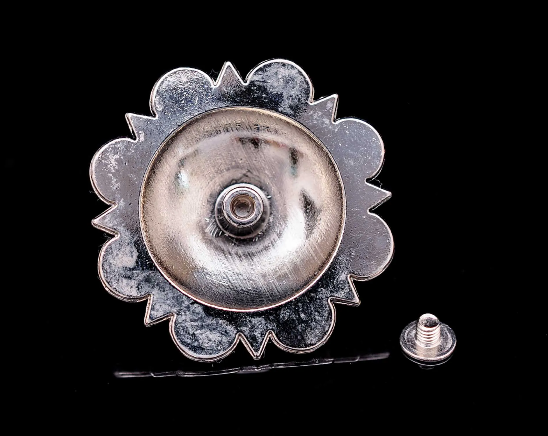 6X сверхмощный серебристый двухцветный крестообразный цветок с ягодами