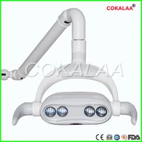 top quality dental 4 leds oral light lamp for dental unit chair ceiling type oral light no include lamp arm