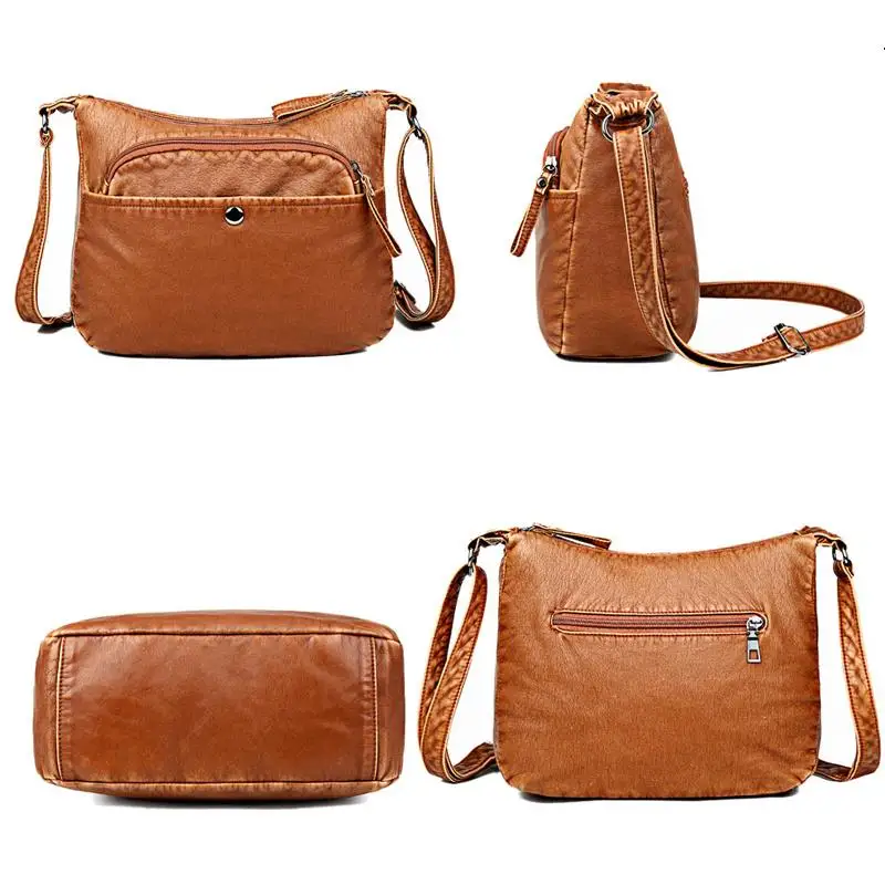

Casual Women 'S Messenger Bags Luxury Pu Leather Shoulder Bag Ladies Crossbody Bags For Women 2021 Designer Handbags