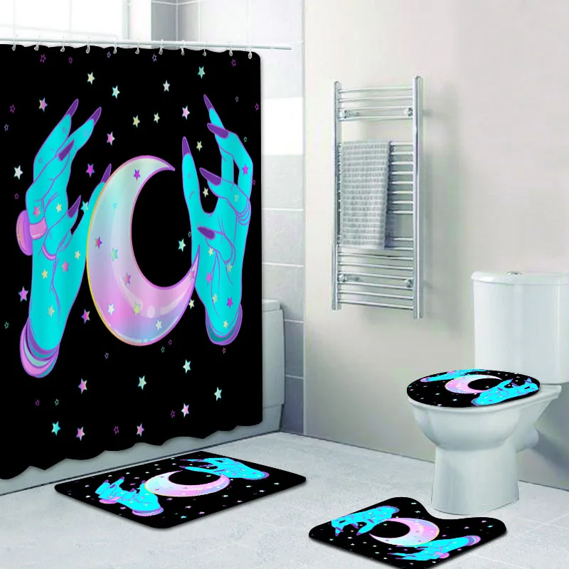 

Готическая Волшебная занавеска «рука с Луной», «будущее»