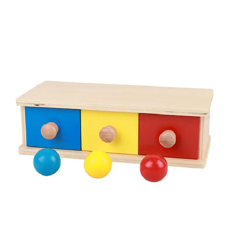 

Montessori Teaching Aids Children's Wooden Toys Early Childhood Education Puzzle Learning Gift Coin-operated Drawer Game