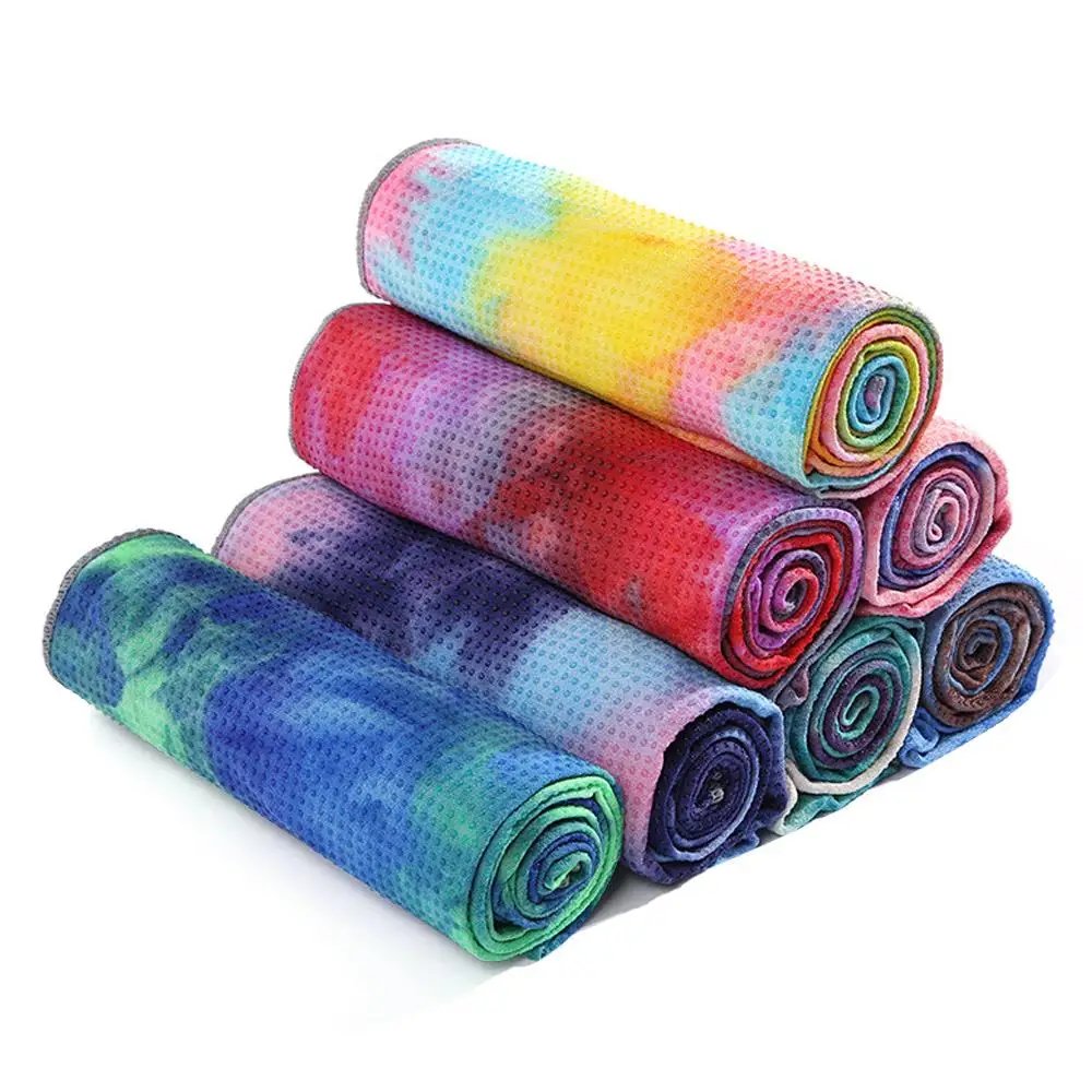 

183 * 63 cm Printed Yoga Towel Non-Slip Fitness Mat Microfiber Tie-dye Sports Quick-drying Fitness Towel
