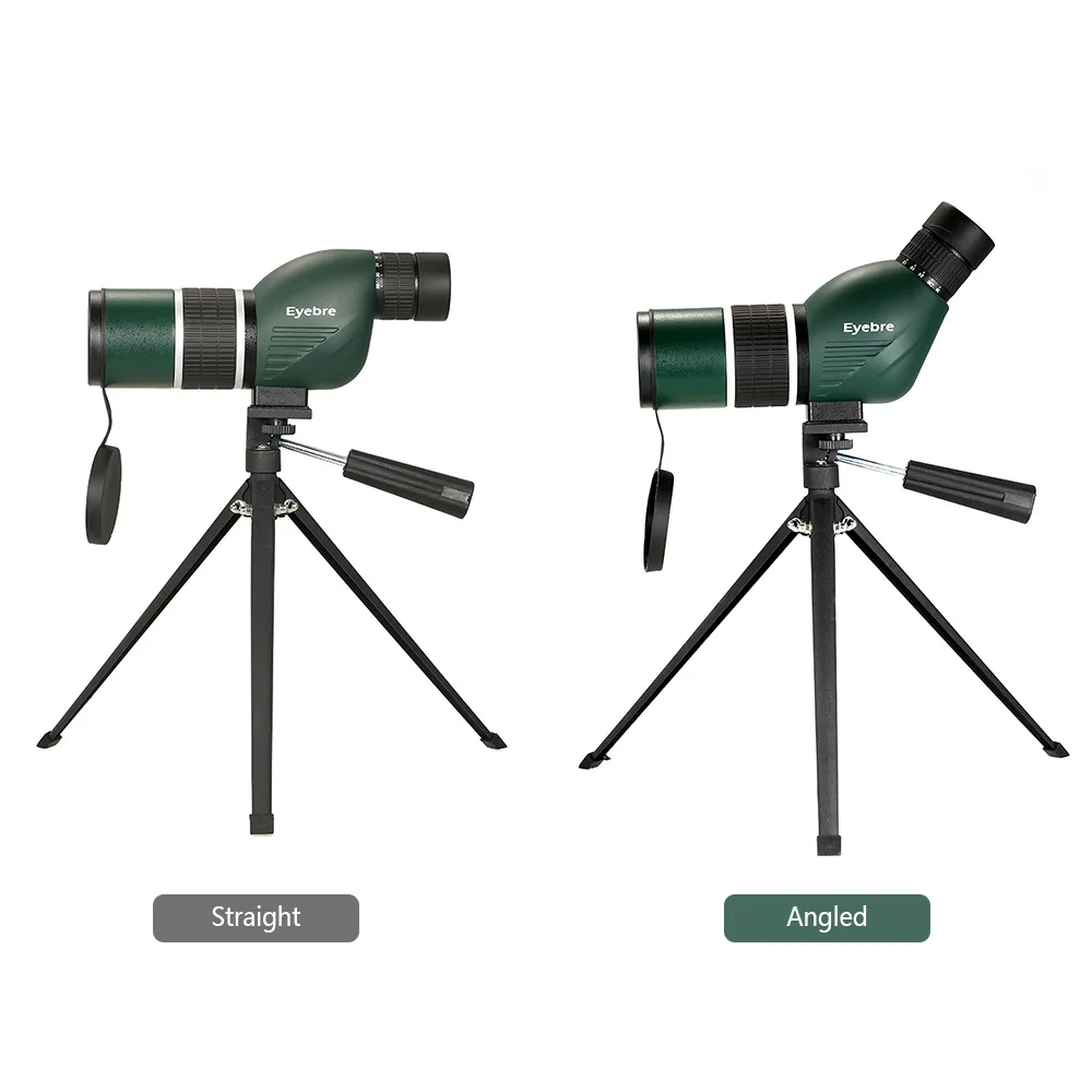 eyebre 12-36x50 Straight/Angled Spotting Scope with Tripod Portable Hunting Monocular Telescope Carry Bag for | Спорт и развлечения