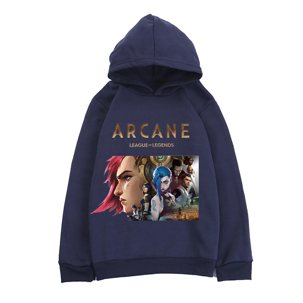 

hoodie kids clothes girls Liga de Leyendas sudaderas niña sweatshirts pour enfants sweat 2021 League of Legends Arcane