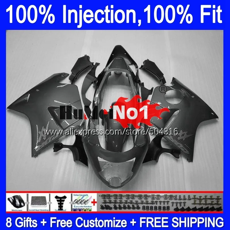 

CBR1100 XX For HONDA Blackbird CBR 1100XX 96 93MC.135 CBR1100XX 2002 2003 2004 2005 2006 2007 02 03 05 06 07 Fairing Dark grey