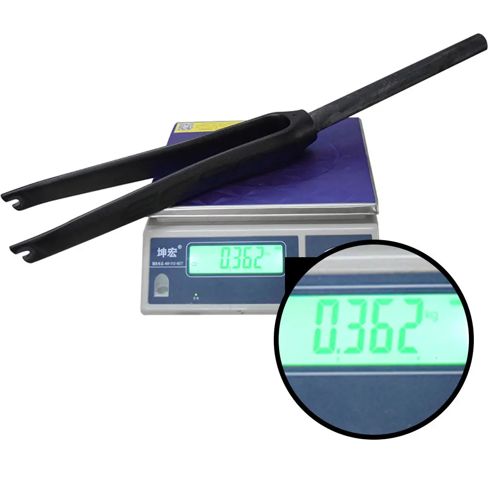 Велосипедная вилка из углеродного волокна 3K 700C Ультралегкая Передняя Тормозная