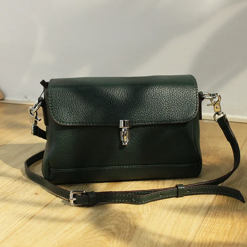 

YourSeason Ladies Crossbody Casual Small Bag Genuine Leather Versatile Women Shoulder Messenger Handbags 2021 Nature Cowhide