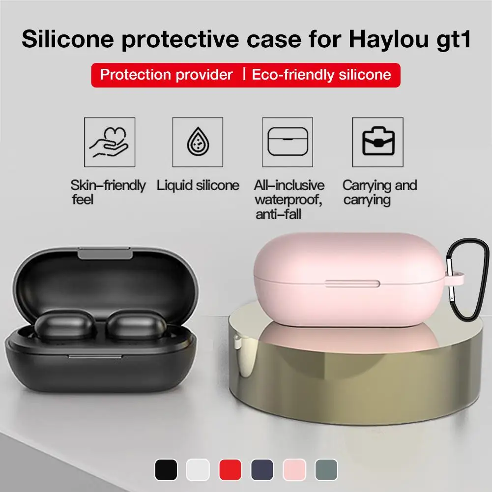 Силиконовый чехол для гарнитуры портативный защитный бокс легкий сенсорный