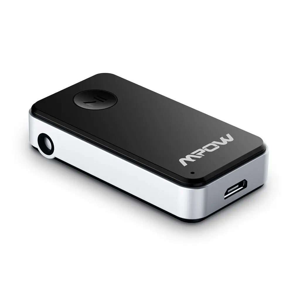 Mpow MBR1 Мини Bluetooth 4,0 приемник динамик беспроводной адаптер 3,5 мм выход для телефонов планшеты с микрофоном для громкой связи вызова