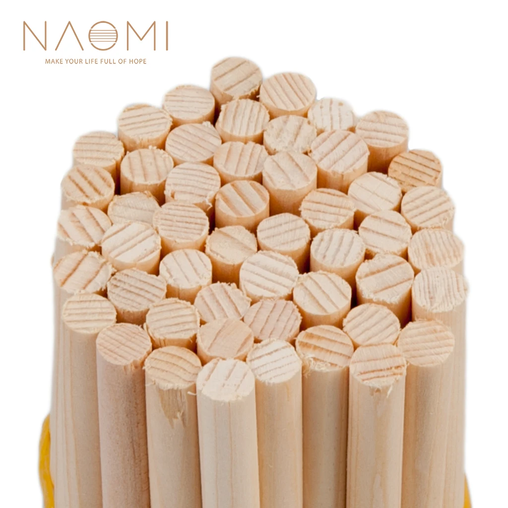 NAOMI 50 шт. акустическая скрипка звуковая стойка ель саундпост для 4/4 3/4 1/2 1/4 1/8 аксессуары для скрипки Новые