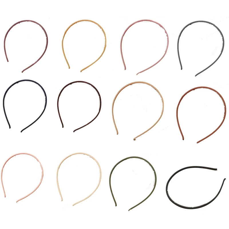 

Резиновая повязка на голову Нескользящая Удобная обруч для волос однотонная Классическая матовая Женская повязка для волос для мытья лица ...