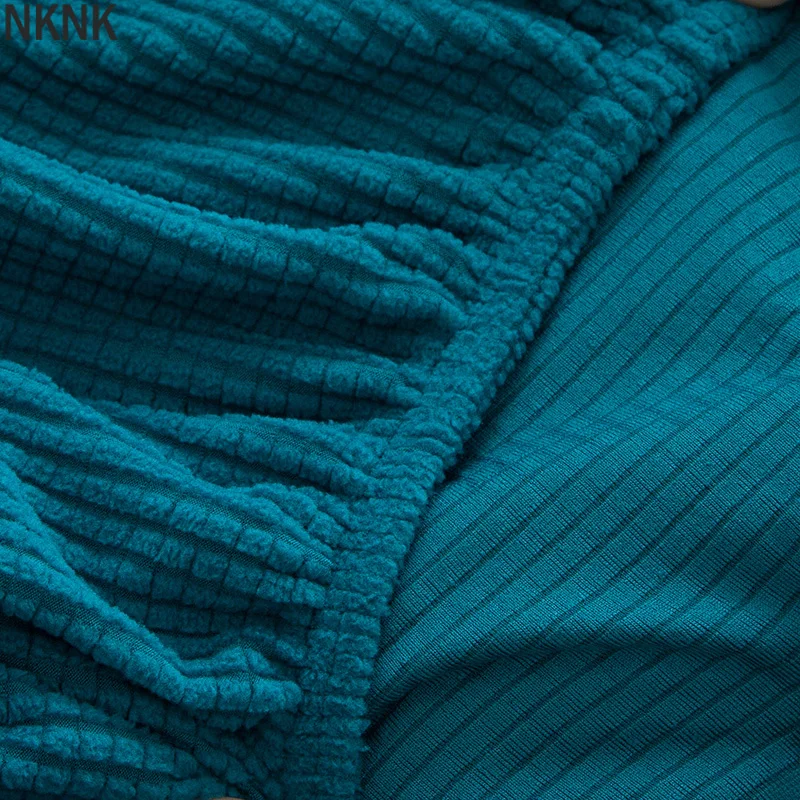 

solid Jacquard Chair Covers Stretch For Wedding Dining Room Office Banquet housse de chaise chair cover