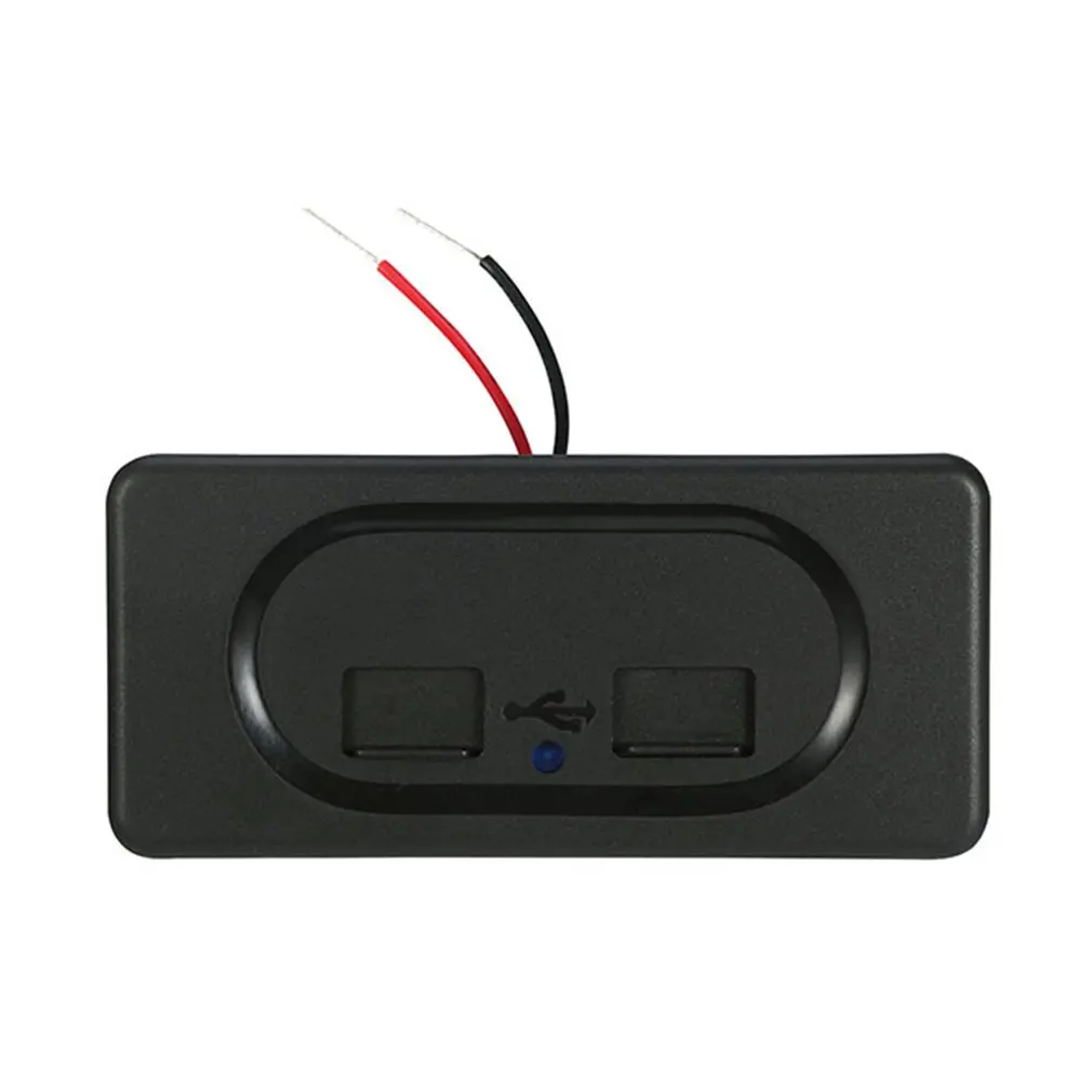 Розетка зарядная с двумя USB портами 4 8 А 3 1 12 В|USB-адаптеры| |