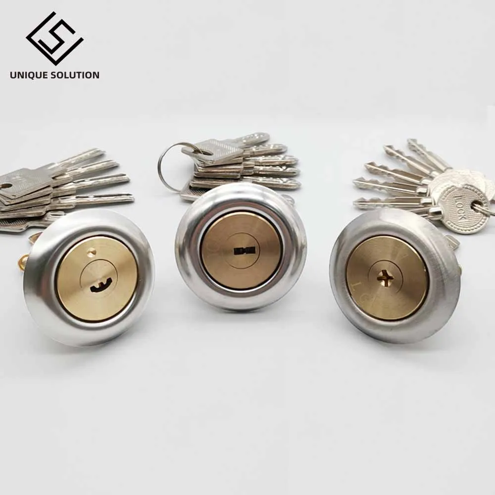 Высококачественный медный цилиндр дверного замка с поворотным переключателем 6