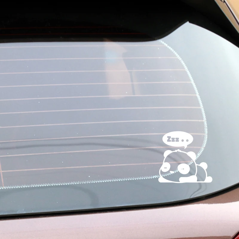 

Car Sticker Cartoon Panda Sleeping Decoration PVC Decal Door Sticker 15.9cm * 15.2cm