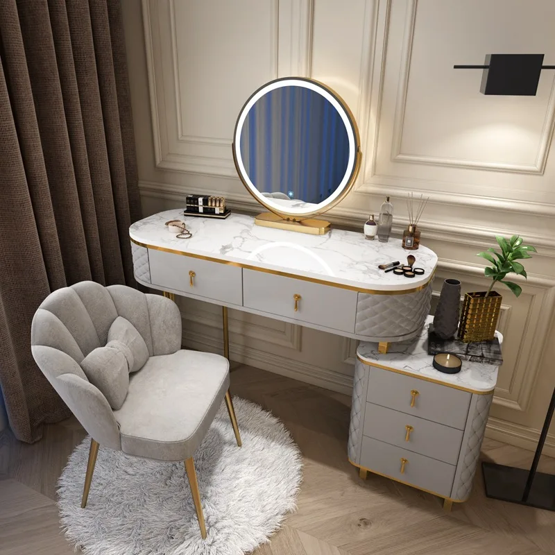 Contemporary and Contracted Small Family Model Bedroom Dresser Nordic Light Much Makeup Table One Receive Ark Home Furniture