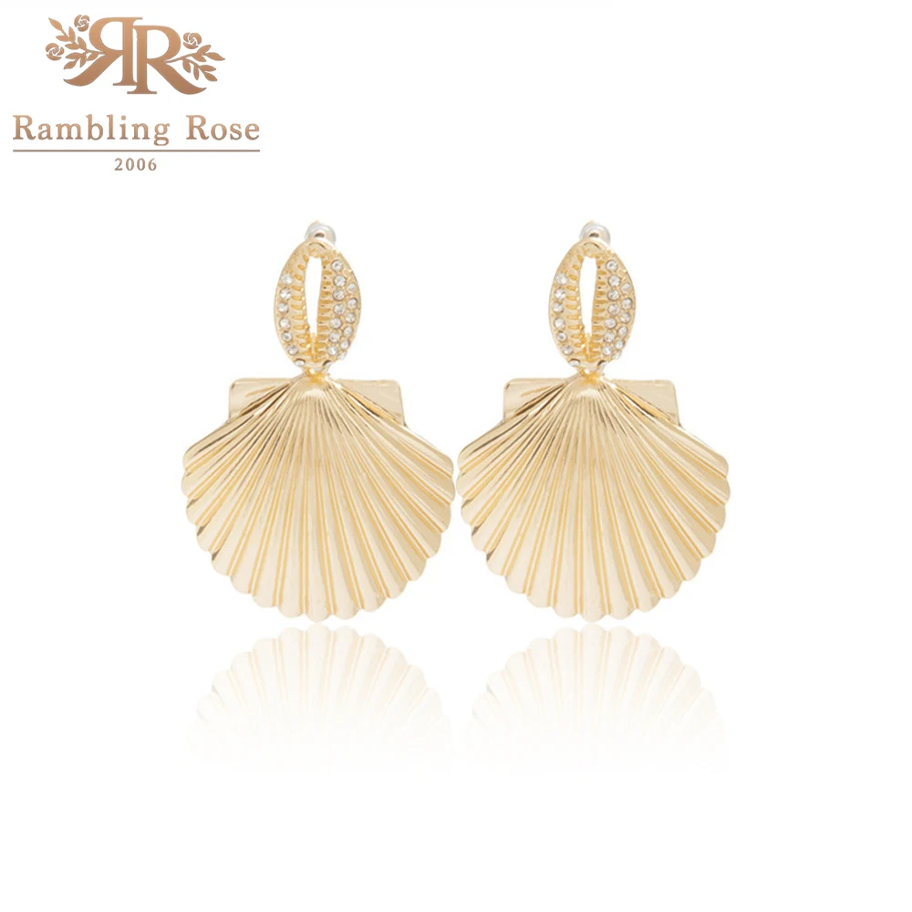 Новые модные свисающие серьги Роскошные массивные большие висюльки гребешок