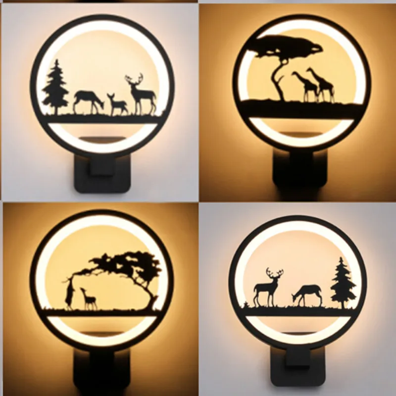 Настенный светильник светодиодный настенный s акриловый креативный для спальни