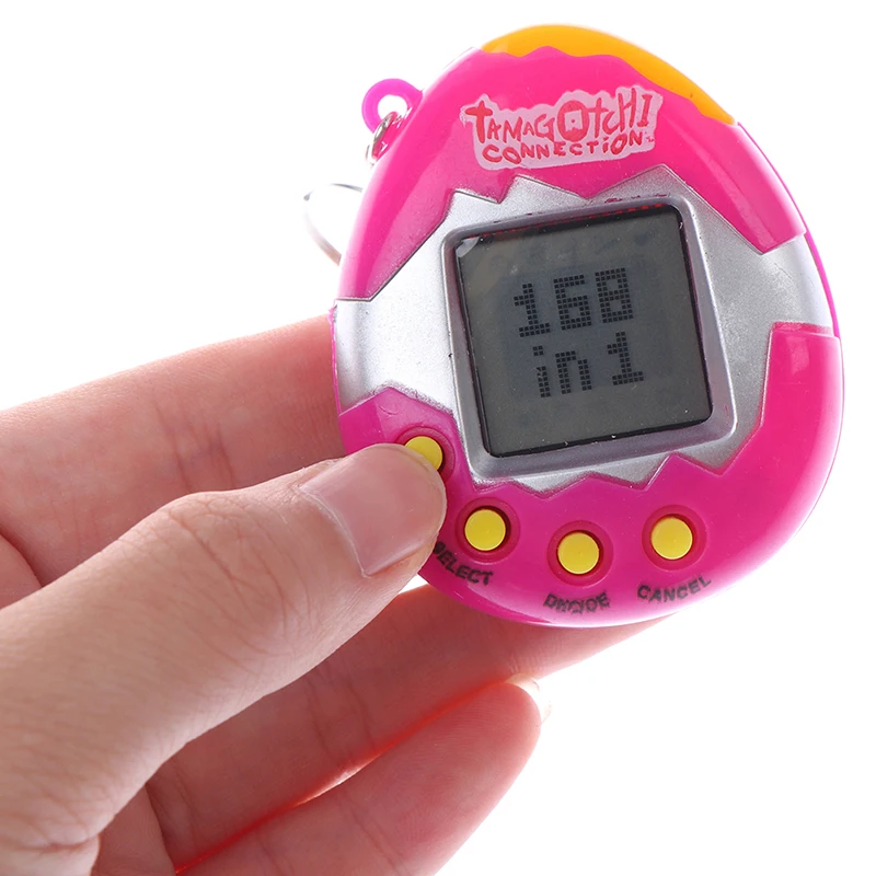 

1Pc (random Color) Hot! Electronic Pet Machine Virtual Pet Interactive Mini-growing Game Machine 2 X 1.5V Button Batteries