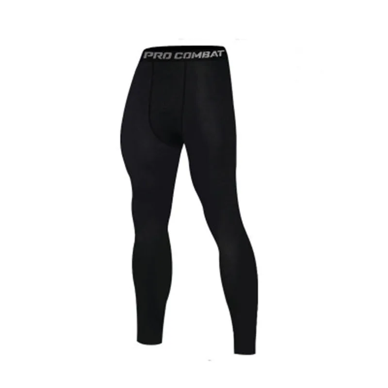Спортивные мужские компрессионные тренировочные штаны для бега спортзала