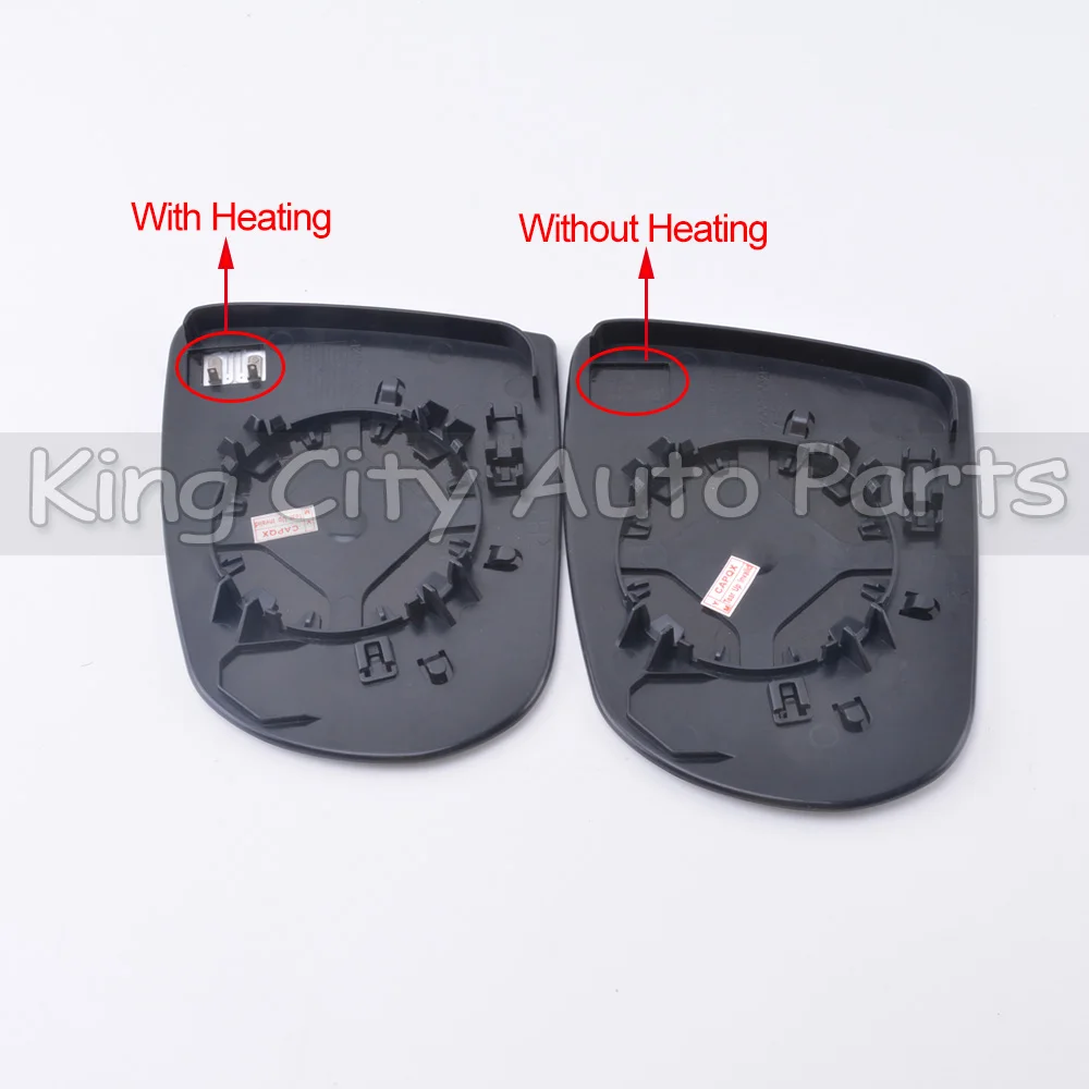 Крышка для Jeep Compass 2017 2018 внешнее зеркало заднего вида стеклянная линза боковое