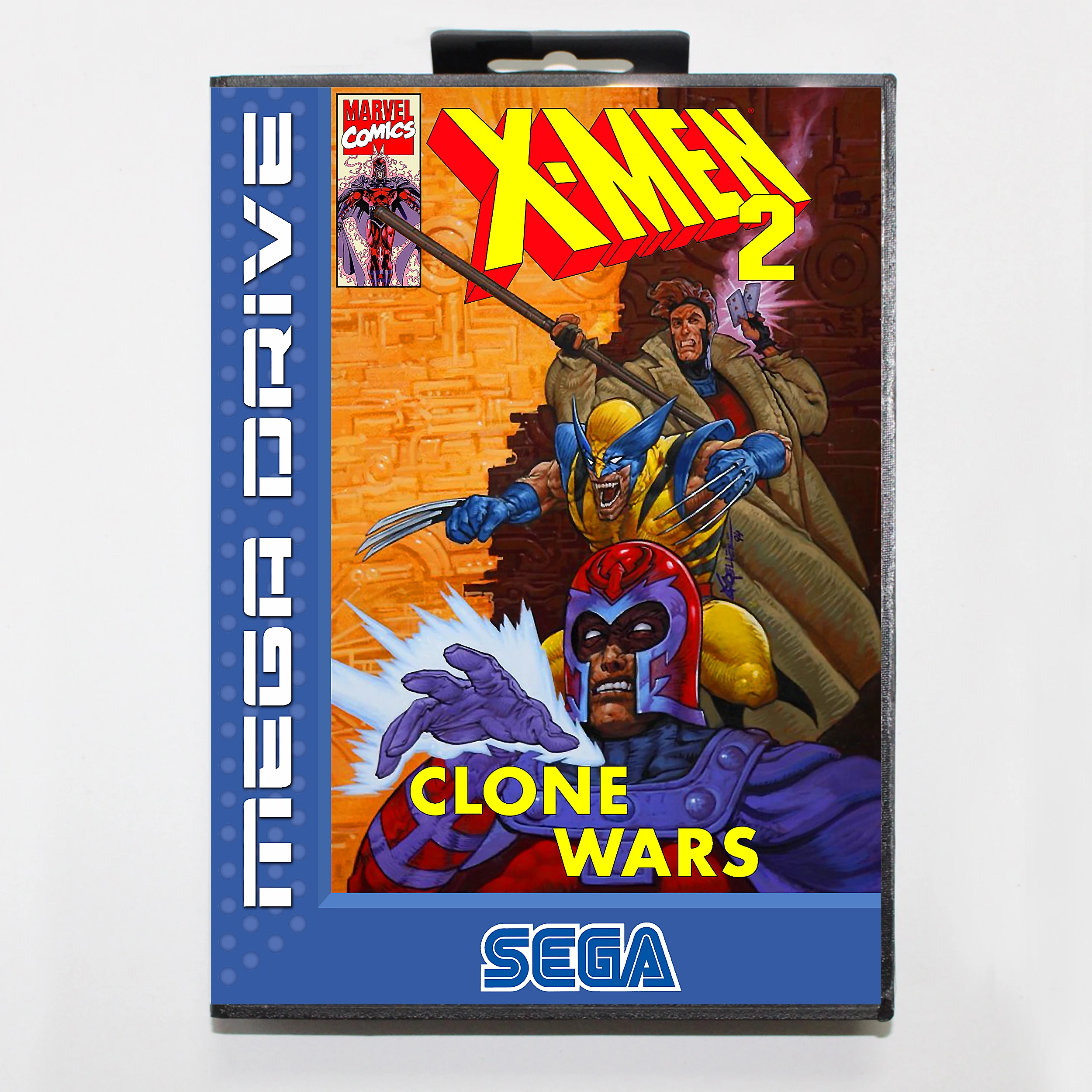 

X-Men 2 Clone Wars 16bit MD Game Card For Sega Mega Drive/ Genesis with Retail Box