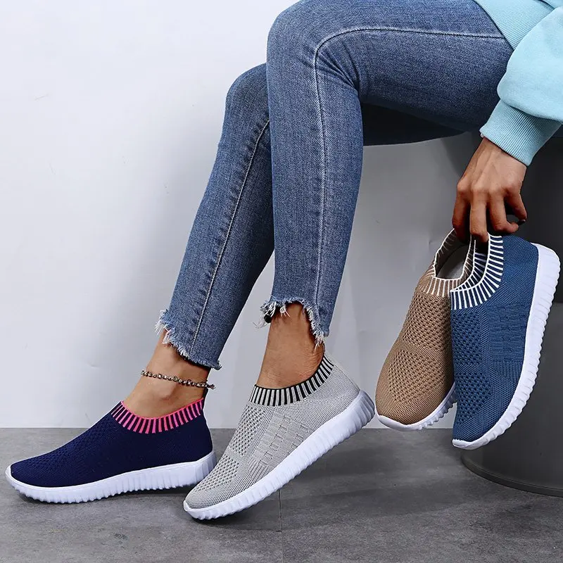

Women Sneakers Woman Running Shoes Female Vulcanized Women's Casual Flats Women Walking Shoes Ladies Summer Plus Size
