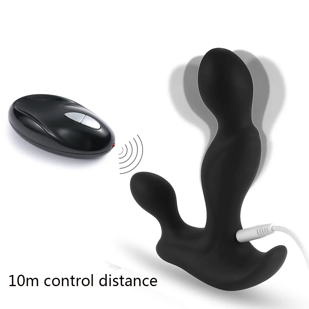 7 Modes Anal Vibrator Sex Toys for Men Remote Control Prostate Massager Powerful Male Plug Silicone Waterproof Products | Красота и