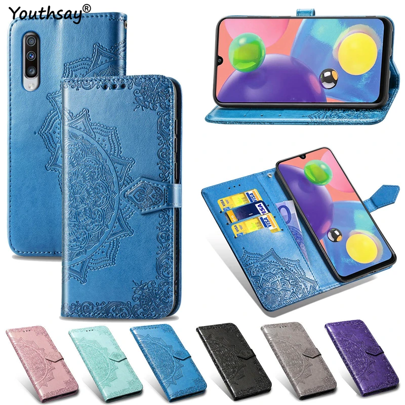 

Чехол для Samsung Galaxy A70s, мягкий силиконовый роскошный кожаный чехол с цветочным рисунком, чехол для телефона Samsung A70s, чехол для Samsung A70s, чехол